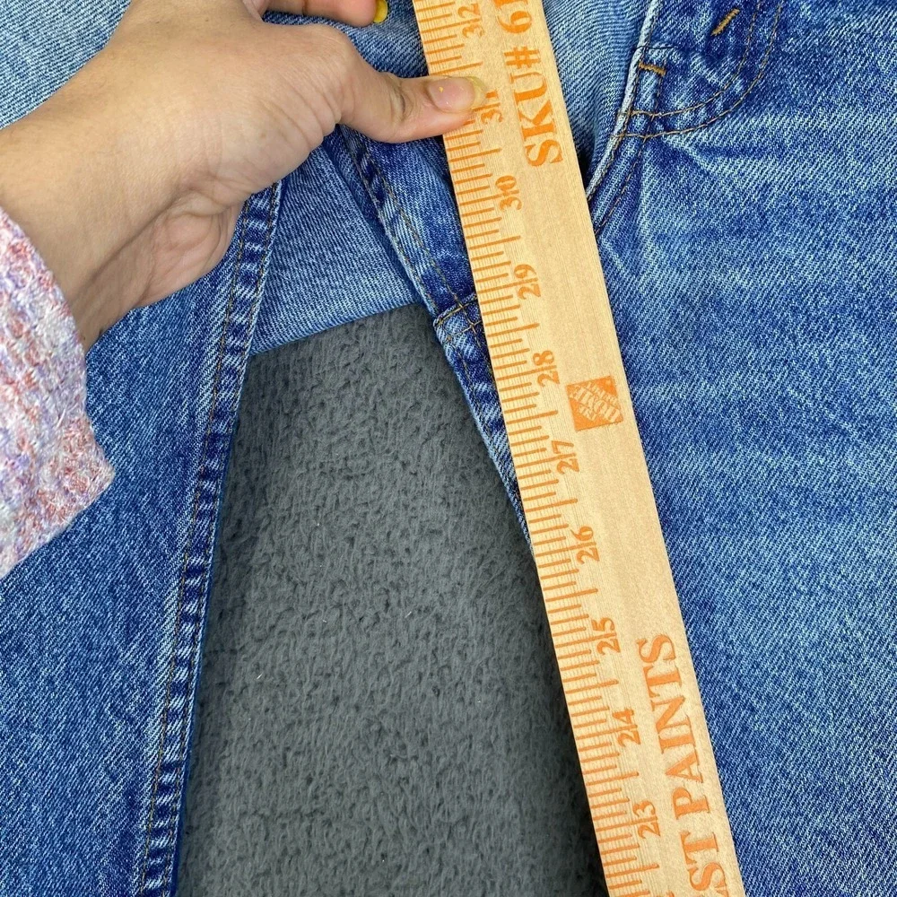 VTG Levi's 549 Loose Fit Jeans Men's 42 x 32 Blue Denim Leather Patch USA 70's?